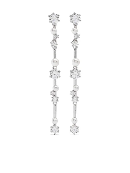 Cercei Swarovski argintiu