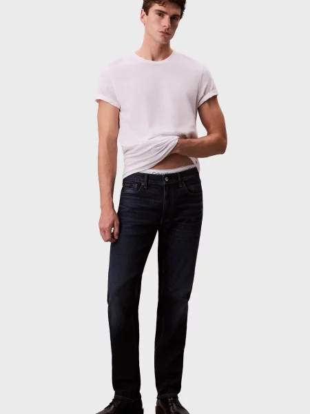 Прямі джинси Calvin Klein сині