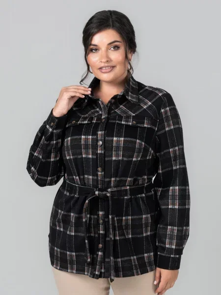 Сорочка All Posa чорний