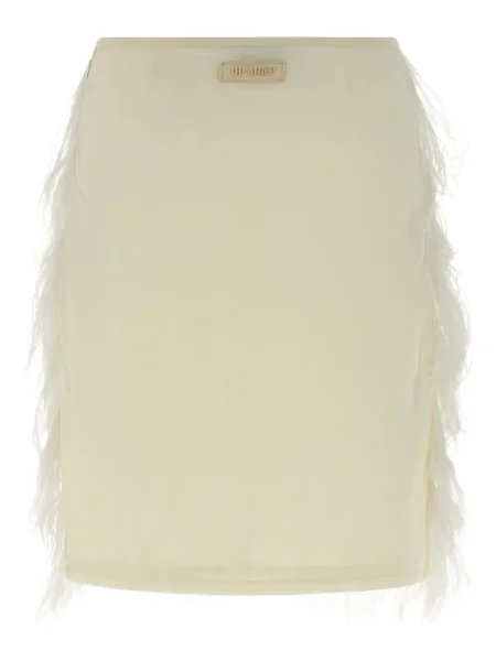 Mała mały spódnica mini The Attico w piórka