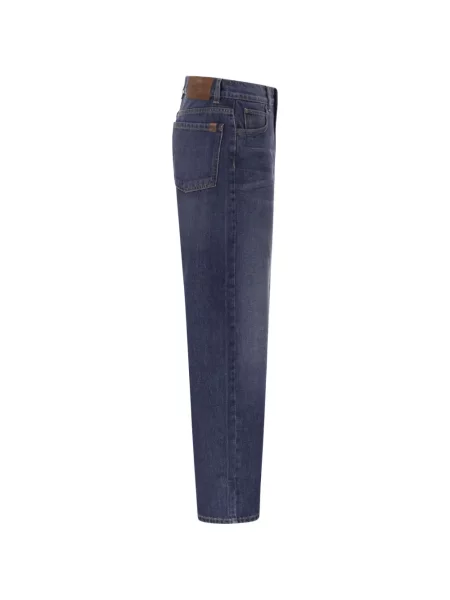 Blugi cu picior larg Weekend Max Mara albastru