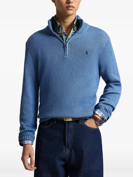Șosete Polo Ralph Lauren cu broderie în carouri de flanelă verde