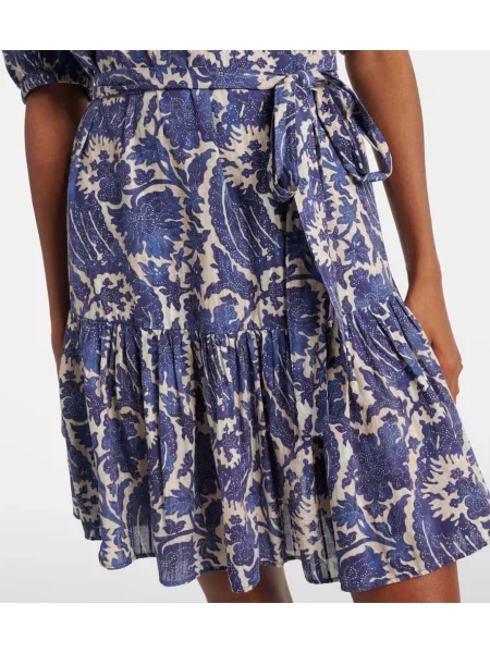 Rochie Ulla Johnson cu imagine albastru