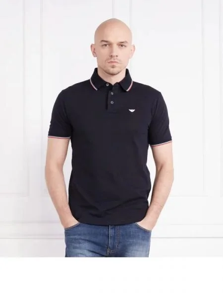 Emporio Armani Tenisz póló kék