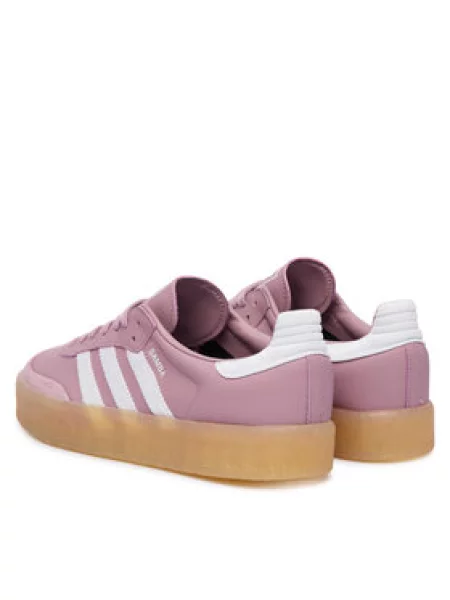 ADIDAS ORIGINALS Nízke tenisky SAMBAE svetlofialová / biela ružová