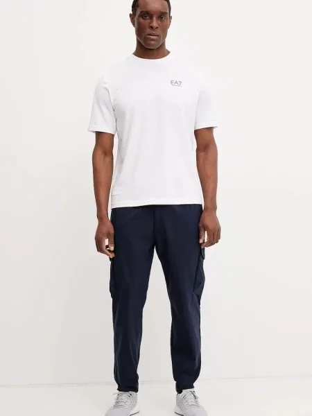 Спортивні штани BOSS Green однотонні синій