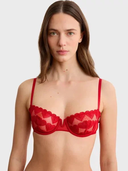 Бюстгальтер Etam червоний
