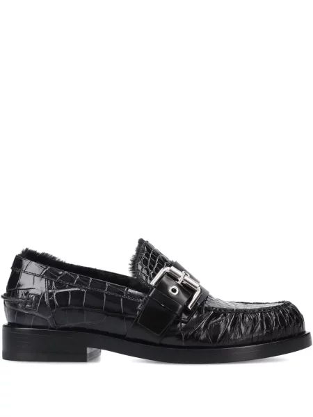 Pantofi loafer Premiata cu cataramă negru