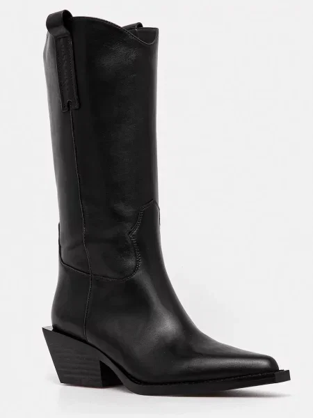 Miss Sixty ghete de piele femei cu drept negru