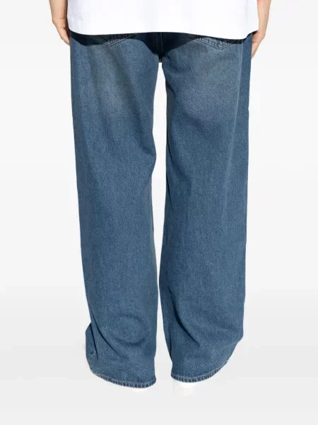 Blugi Allsaints cu 5 buzunare albastru