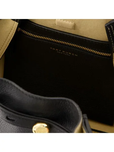 Shopperka Tory Burch z paskiem czarna