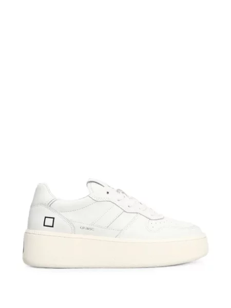 Sneakerși D.a.t.e. din piele cu platformă alb