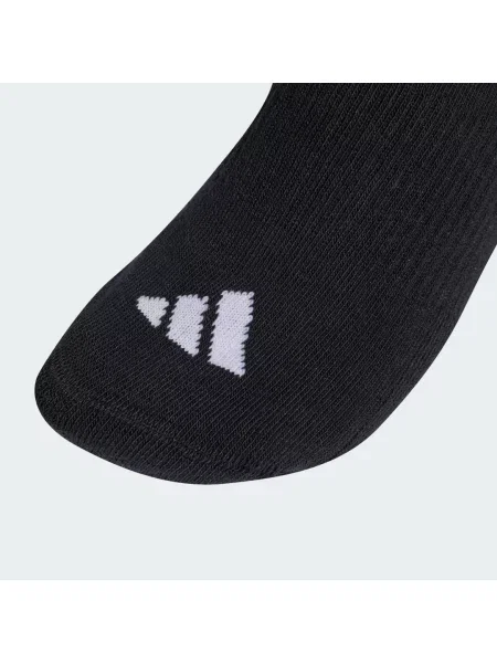 PONOŽKY 3 STRIPES CUSHIONED SPORTSWEAR MID CUT – 3 PÁRY bílé