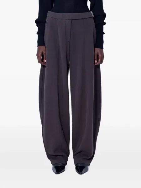 Pantaloni palazzo Sportmax maro