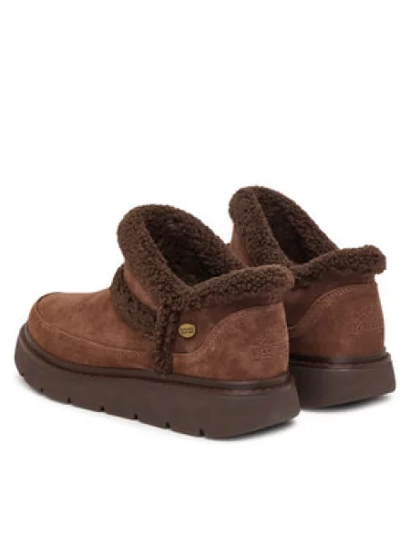 Čizme za snijeg Skechers Bobs Keepsakes Lite Winter Snug Tamno smeđa