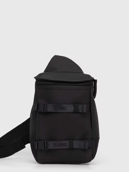 Раница Rains Backpacks малък с изчистен дизайн черно