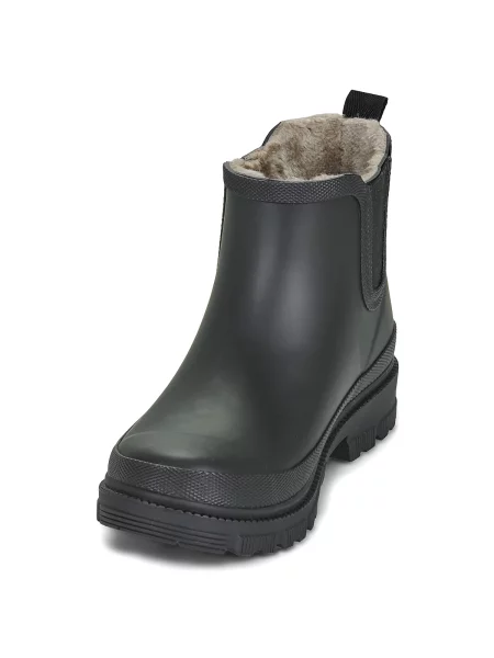 Pantofi Verbenas cu blană negru