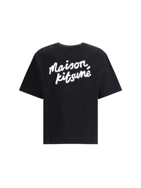 Koszulka Maison Kitsune z logo czarna