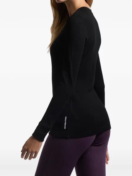Lung tricou Rewoolution cu decolteu rotund negru