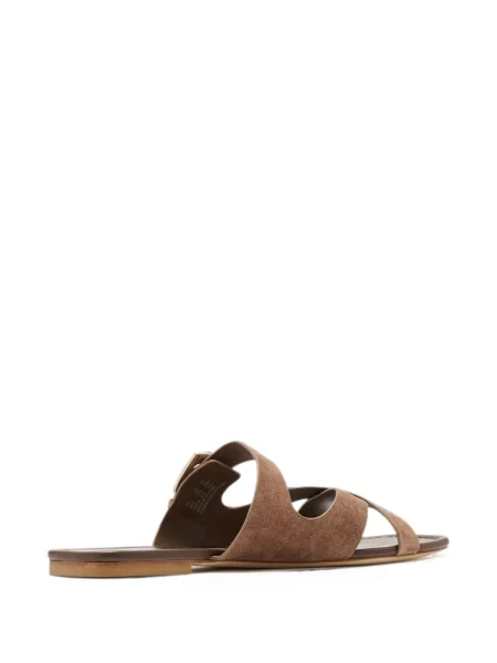 Sandale Stuart Weitzman cu cataramă maro