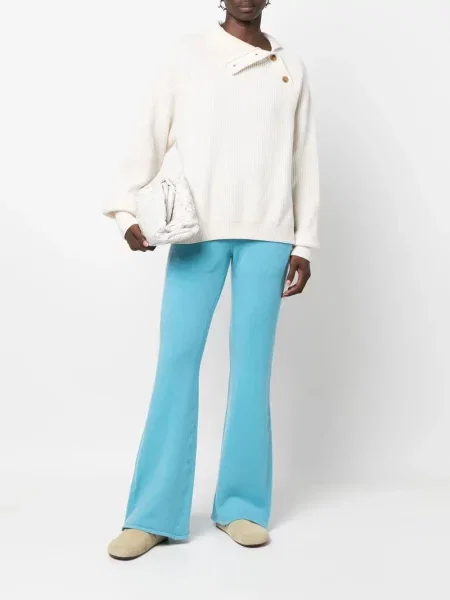 Pantaloni Alberta Ferretti evazate albastru