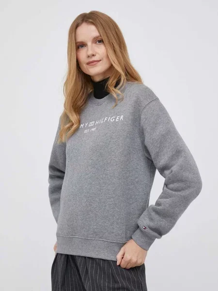 Tommy Hilfiger Dukserica siva