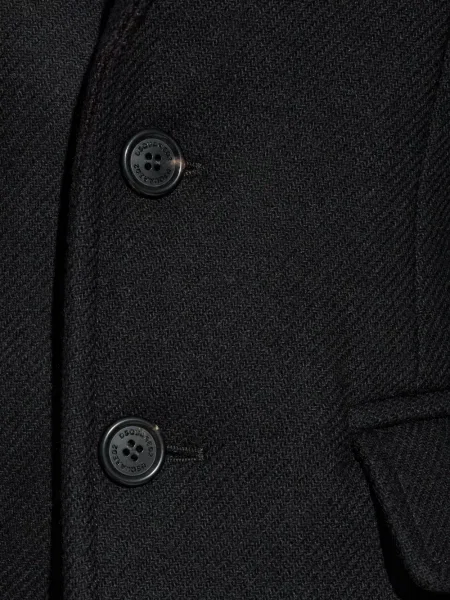 Geacă Dsquared2 de lână negru