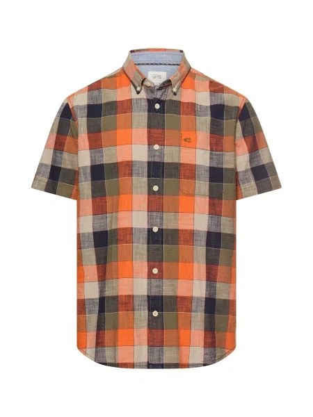 CAMEL ACTIVE Cămașă / metalic / oliv / portocaliu închis gri