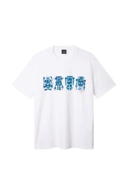 Grafic tricou Ps Paul Smith alb
