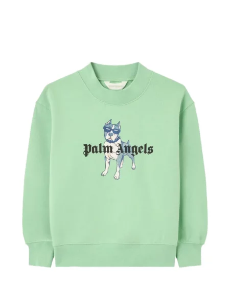 Bluza dziecięca Palm Angels zielona