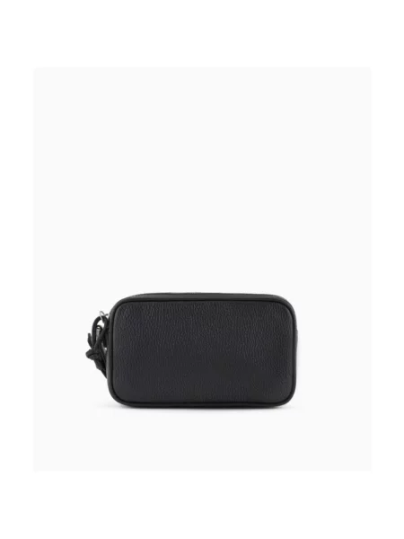 Torba Emporio Armani skórzana czarna