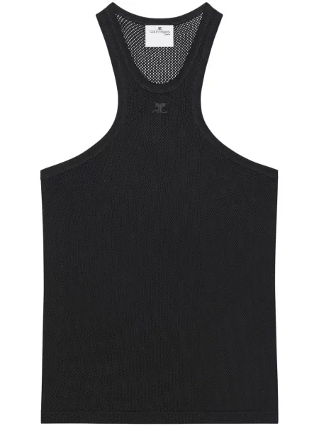 Košile Courrèges se síťovinou černá