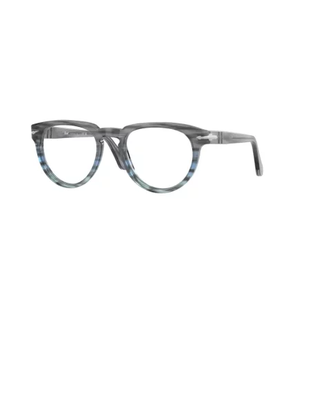 Lniane okulary przeciwsłoneczne Persol klasyczne szare