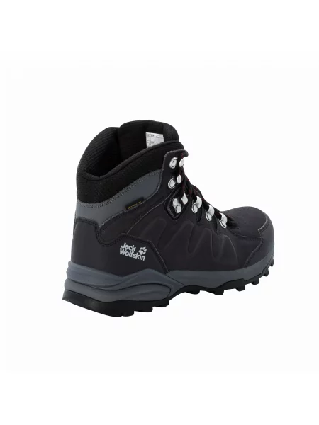 Кожаные ботинки Jack Wolfskin серые