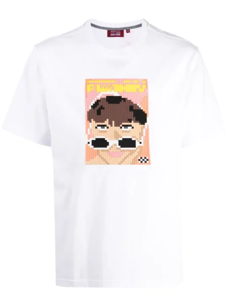 Tricou Mostly Heard Rarely Seen 8-bit cu imagine alb