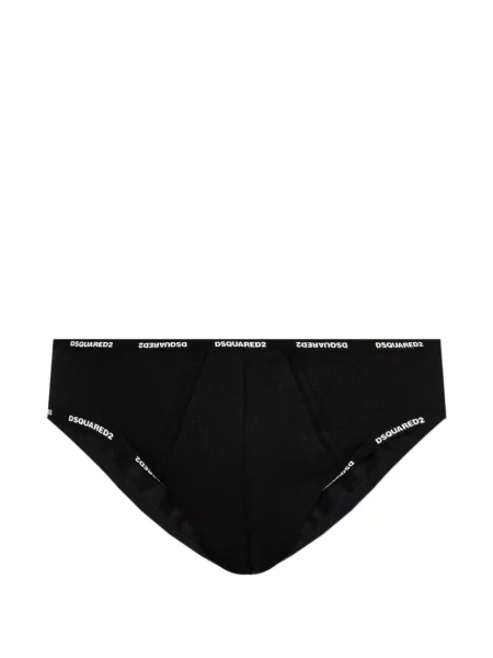 Chiloți Dsquared2 cu autograf negru