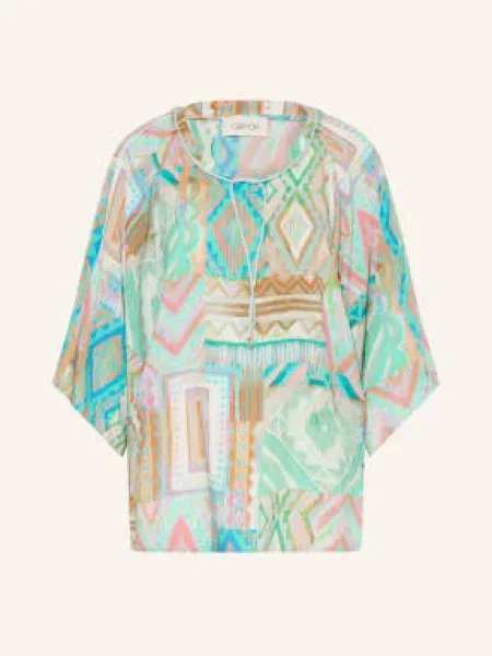 Cartoon Koszulka Z Dekoltem W Serek gruen zielona