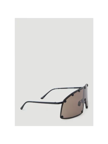 Rick Owens okulary przeciwsłoneczne Occhiali Da Sole Sunglasses Shielding brązowy czarne