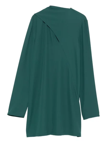 Rochie midi Patrizia Pepe drapată până la genunchi de costum verde