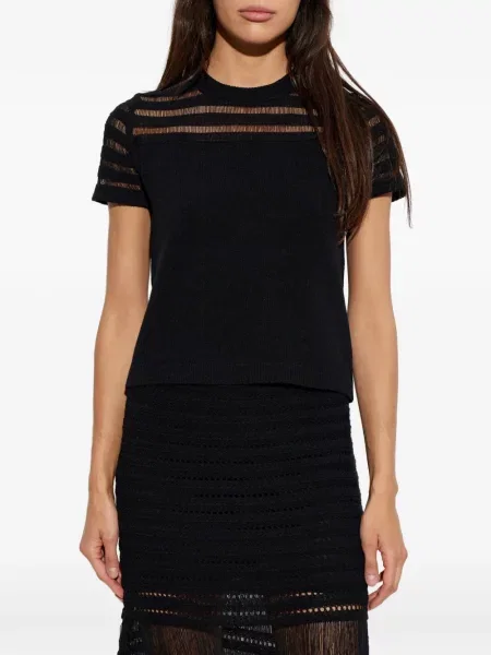 Scurt pulover Rag & Bone negru