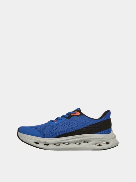 Кожаные кроссовки для бега Skechers синие