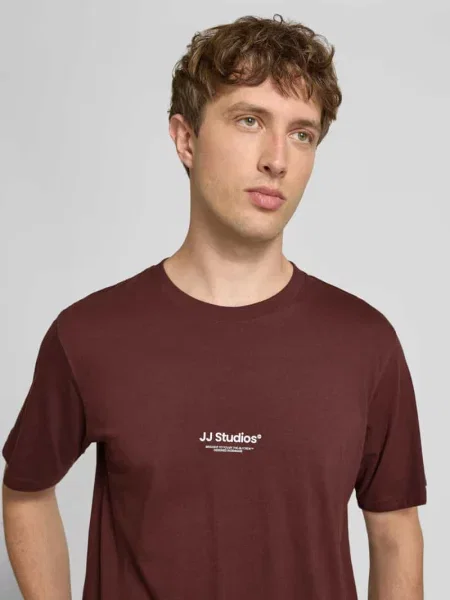 Damski t-shirt o kroju regular fit z nadruk z logo model Soho' Jack & Jones