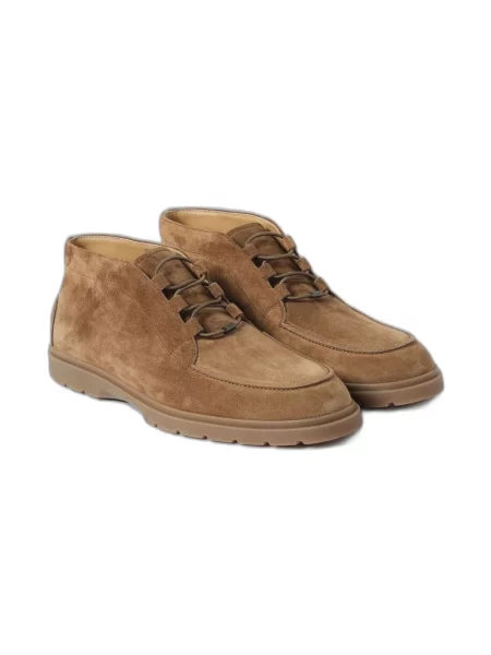 Botki Tod's skórzane brązowe