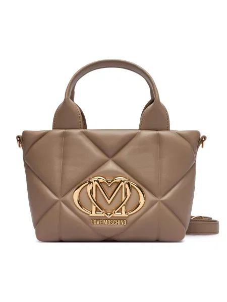 LOVE MOSCHINO Táska Sötét bézs