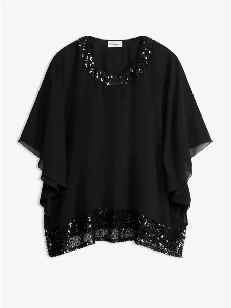 Bluzka oversize czarna