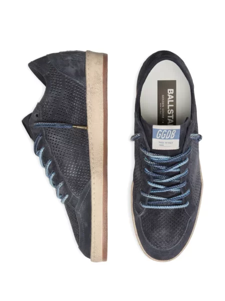 Велурени маратонки Golden Goose Ball Star синьо