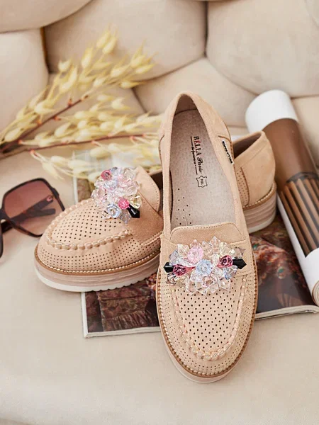 Mocasini Resti cu strasuri