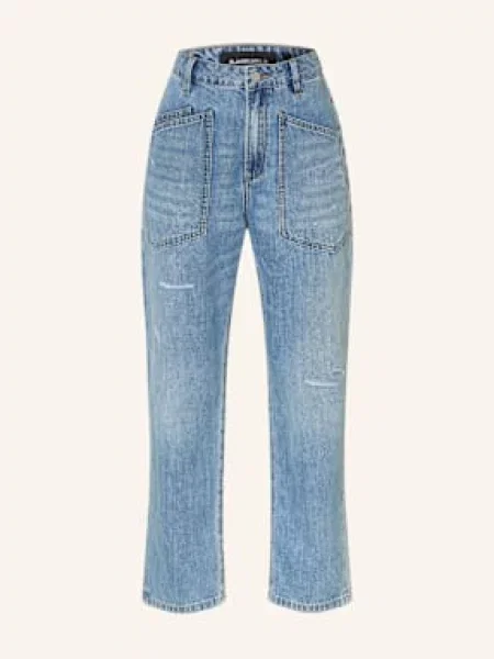 Elias Rumelis Jeansy Straight Sendy blau niebieskie