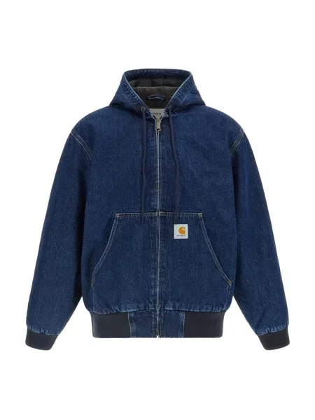 Kurtka jeansowa Carhartt Wip niebieska