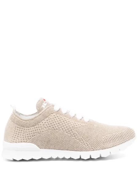 Sneakerși Kiton tricotate maro